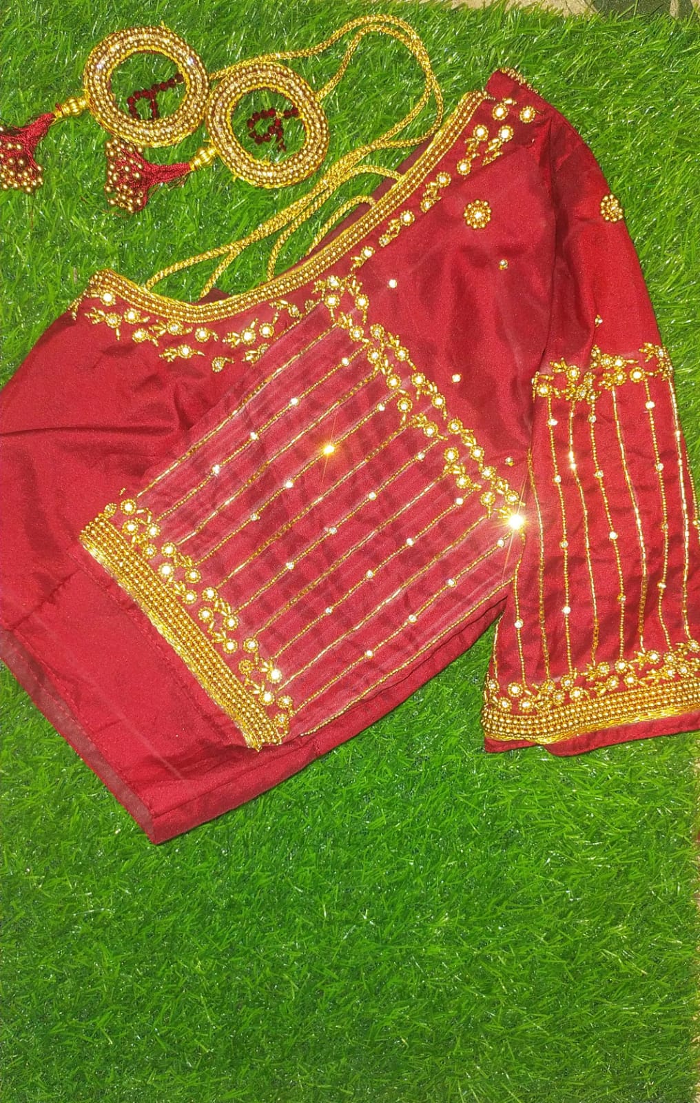 Thread and bead work